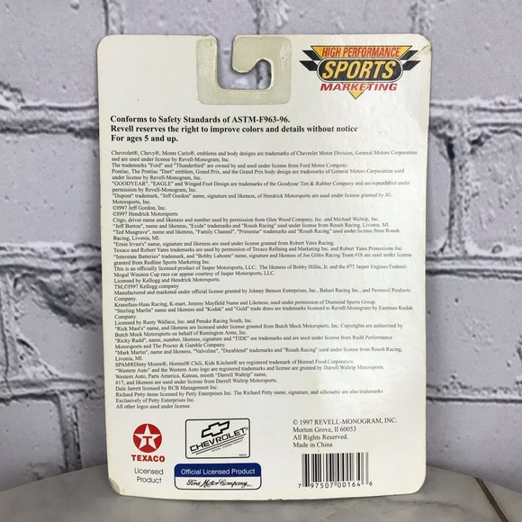 Race Day Rusty Wallace 2 Penske Diecast Toy Race Car Limited Edition 90s Vintage - Picture 3 of 6